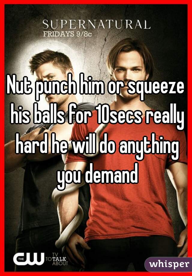 Punch Him In The Balls